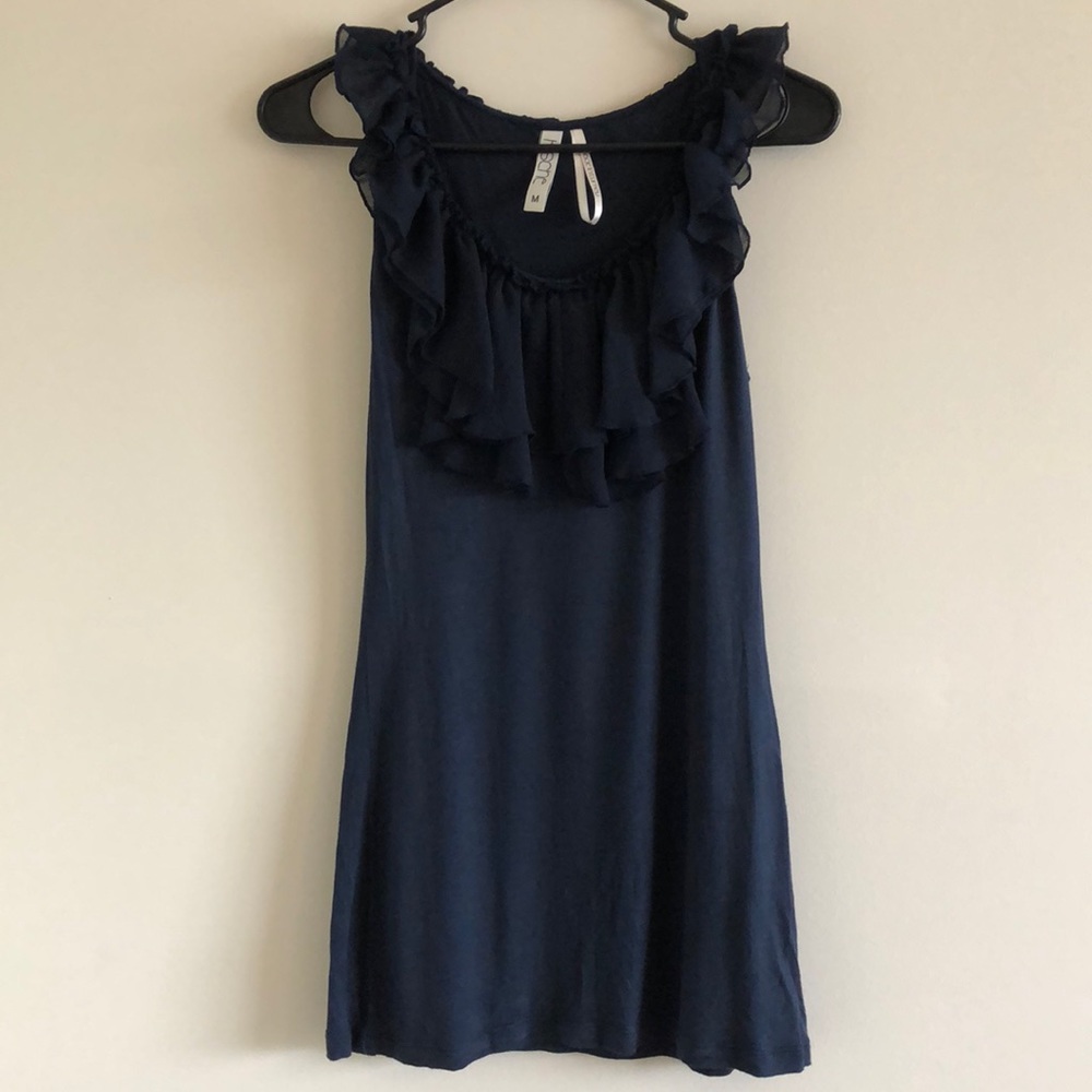 Navy Tank Top Blouse